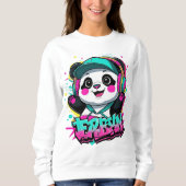 Sweatshirt Vibes Panda ‏ urbaines (Devant)