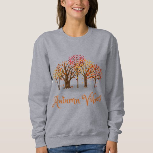 SWEATSHIRT VIBLES D'AUTOMNE (Devant)