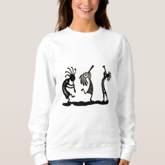 Sweatshirt Vibrants danseurs et musiciens d'art tribal africa