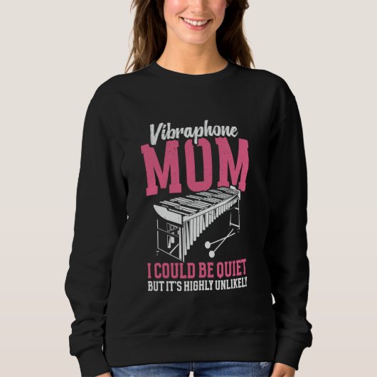Sweatshirt Vibraphoniste Maman Instrument Marche Bande Vibrap (Devant)