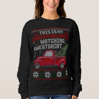Sweatshirt Vidéo de Noël Regarder pour les adultes, Camion Vi
