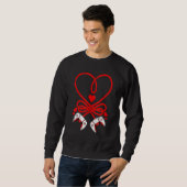 Sweatshirt Video Gamer Valentines Day Shirt Controllers Heart (Devant entier)