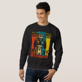 Sweatshirt Video Games   Never Underestimate Retro Gamer Gami (Devant entier)