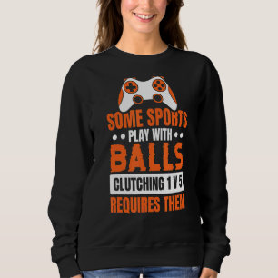 Sweatshirt Vidéo Games Quota For A Controller Monstre