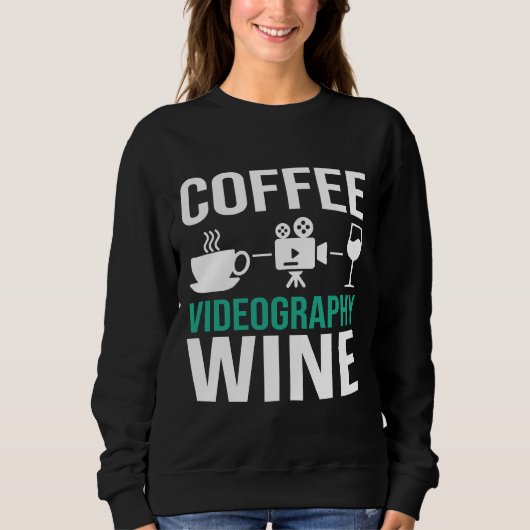 Sweatshirt Vidéographe du café Vidéographe actif (Devant)