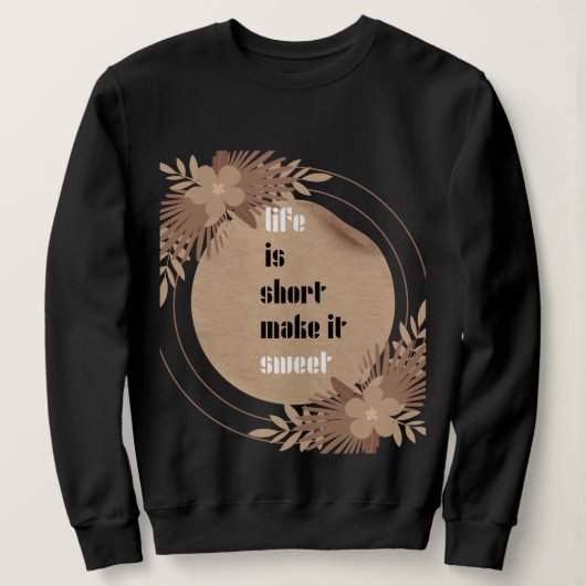Sweatshirt vie (Design devant)