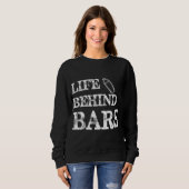 Sweatshirt Vie Derrière Les Bars Drôle Bartending Mixologue B (Devant entier)