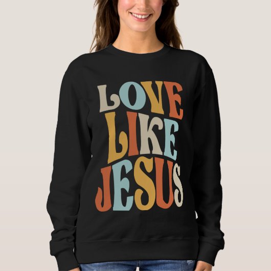 Sweatshirt Vie Fidèle - Amour Comme Jésus (Devant)