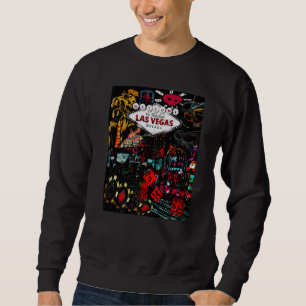 Sweatshirt Vie nocturne Lv Distressed Bong Bones Vêtements