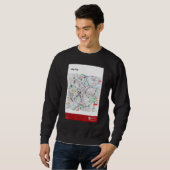 Sweatshirt Vienna city plan (Devant entier)