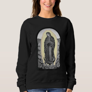 Sweatshirt Vierge Marie correspondant Basket quantique Basket