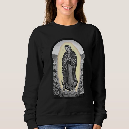 Sweatshirt Vierge Marie correspondant Basket quantique Basket (Devant)