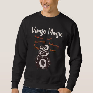 Sweatshirt Vierge Rétro en détresse Zodiaque Vierge Pour Femm