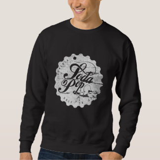 Sweatshirt Vieux-école vintage soda soda casquette blanc