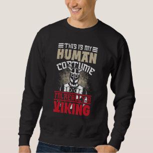 Sweatshirt Viking avec casque Viking dans la mythologie nordi