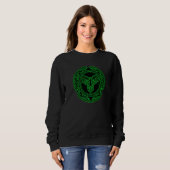 Sweatshirt Viking Celtic Ram Aries Zodiac  1 (Devant entier)