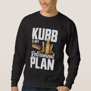 Sweatshirt Viking Chess Jeu de pelouse Retrait Kubb Joueur Vi