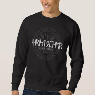 Sweatshirt Viking Christopher en runes Futhark