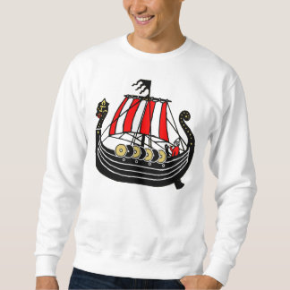 Sweatshirt Viking se transportent longtemps pour Vikings