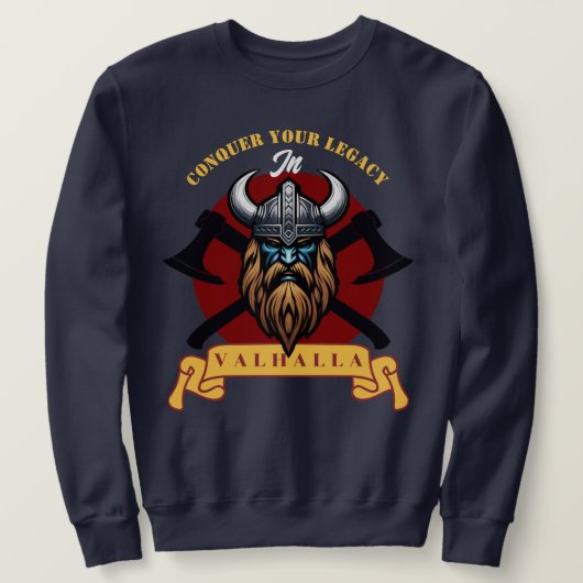 Sweatshirt Viking Warrior (Design devant)