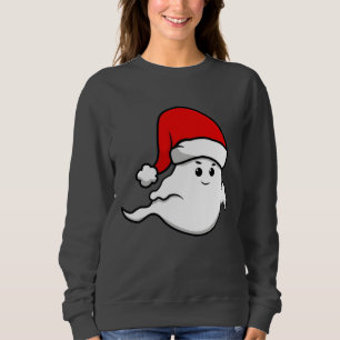 Sweatshirt vilain fantôme de Noël santa claus éffrayant dépla