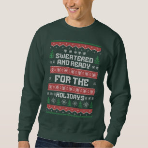 Sweatshirt Vilain Noël Chaud Et Prêt Pour Les Vacances