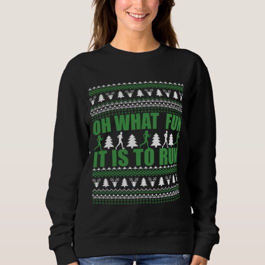 Sweatshirt Vilain pull de Noël Joyeux (Devant)