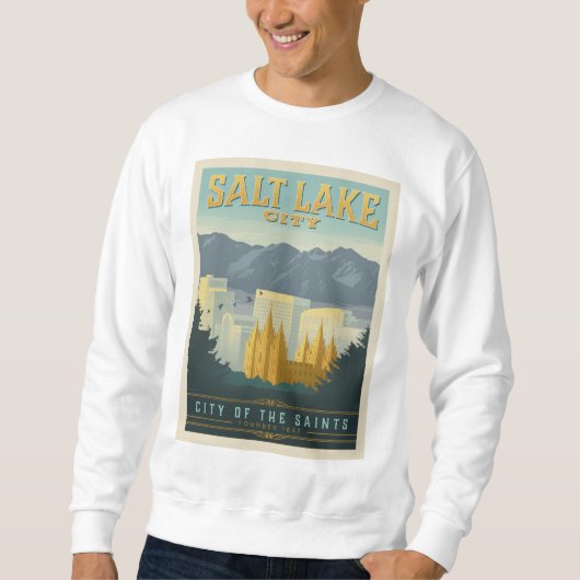 Sweatshirt Ville des Saints | Salt Lake City, Utah (Devant)