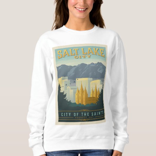 Sweatshirt Ville des Saints | Salt Lake City, Utah (Devant)