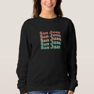 Sweatshirt Ville hippie d'Argentine des années 70 - Rétro San