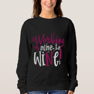 Sweatshirt Vin Boisson Cave À Vin Travailler Neuf À Vin