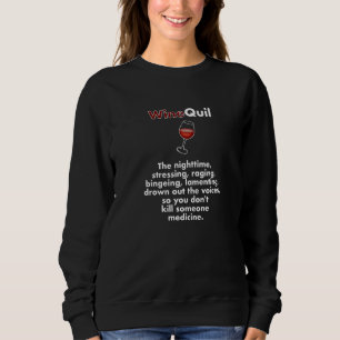 Sweatshirt Vin Comme Médecine Spoty Novelty Femmes S Et Homme