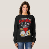 Sweatshirt Vin de Corgi (Devant entier)