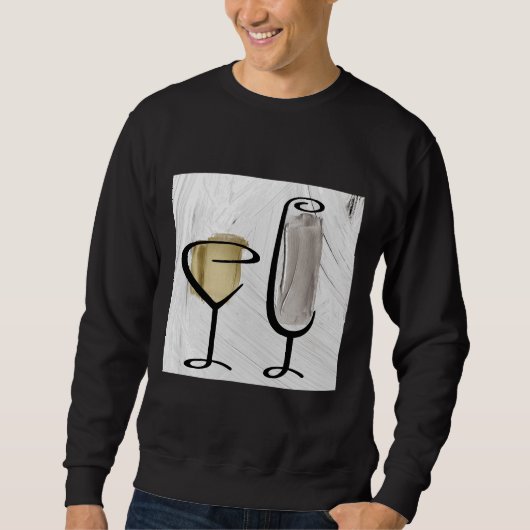 Sweatshirt Vin Et Peinture Iii (Devant)