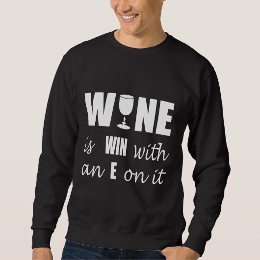 Sweatshirt Vin gagnant (Devant)