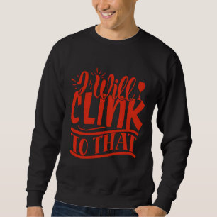 Sweatshirt Vin Je Vais Clien À Cela Pour Vin