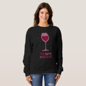 Sweatshirt Vin Que Tu M'As Eu Au Merlot Wine (Devant entier)