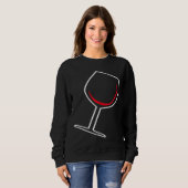 Sweatshirt Vin Rouge Vin Vin Brandy Vine (Devant entier)