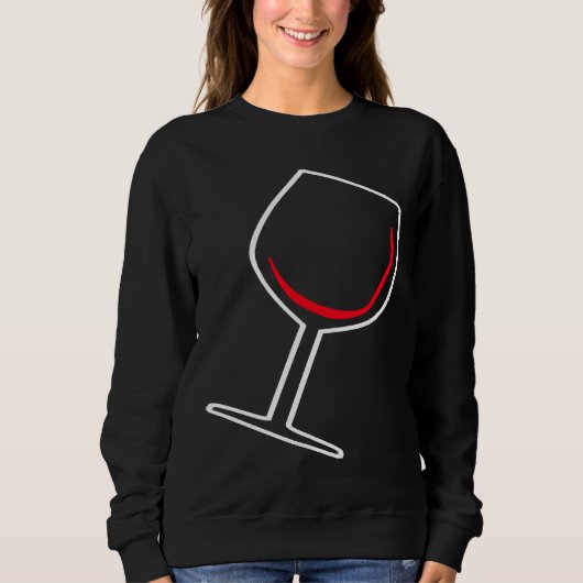 Sweatshirt Vin Rouge Vin Vin Brandy Vine (Devant)