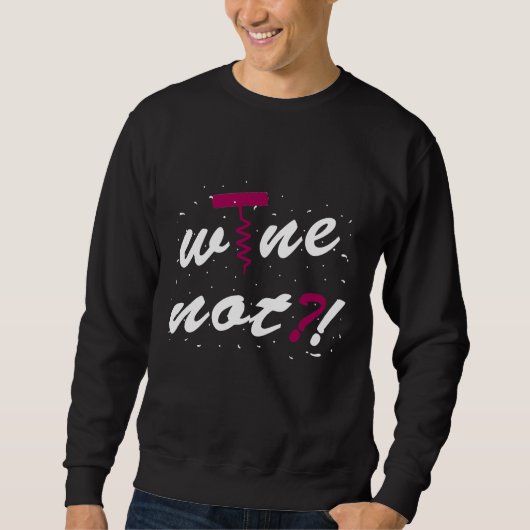Sweatshirt Vin Vin Vin Rouge Vin Blanc (Devant)