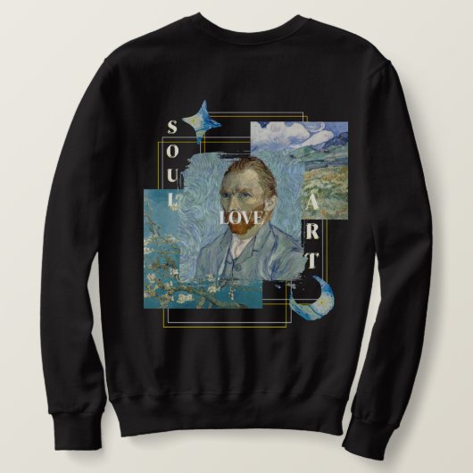 Sweatshirt Vincent Van Gogh esthétique  (Design dos)