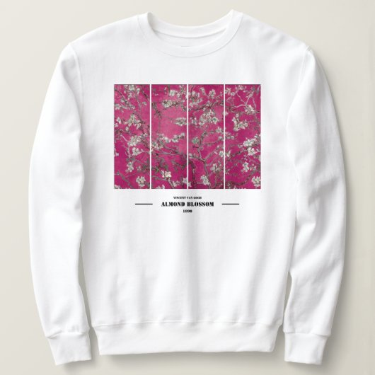 Sweatshirt Vincent Van Gogh Floraison d'amandier (Design devant)