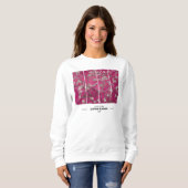 Sweatshirt Vincent Van Gogh Floraison d'amandier (Devant entier)