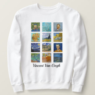 Sweatshirt Vincent Van Gogh - Grille des chefs-d'oeuvre