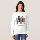 Sweatshirt Vincent Van Gogh portrait and qoute  (Devant entier)