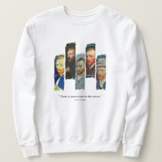 Sweatshirt Vincent Van Gogh portrait and qoute 