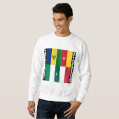 Sweatshirt Vinroonadines et Pakistanigérialy (Devant entier)