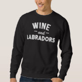 Sweatshirt Vins Et Labradors (Devant)