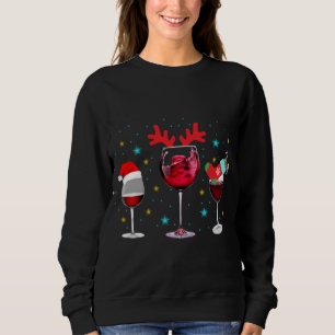 Sweatshirt Vins Santa Hat Reindeer Noël Neige Soc