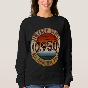 Sweatshirt vintage 1950 toutes pièces d'origine